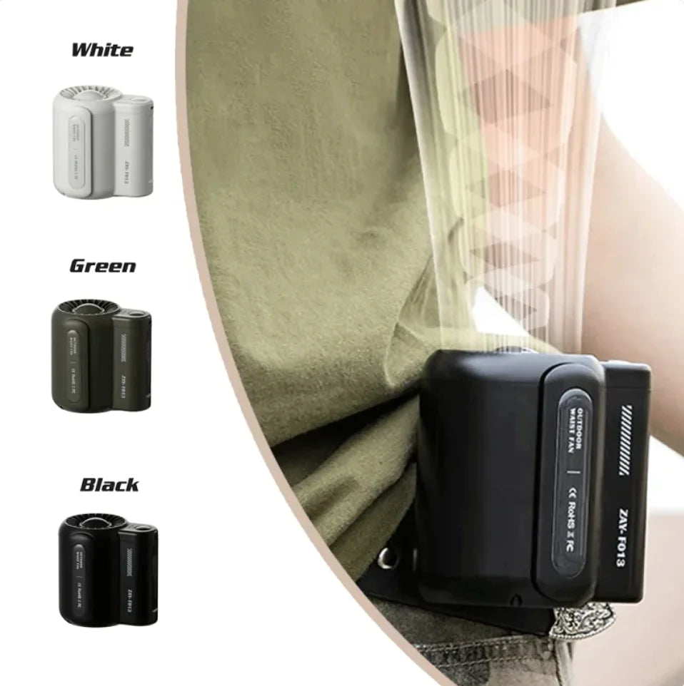 Portable High-Power USB Rechargeable Outdoor Fan Savy Tech Gadgets