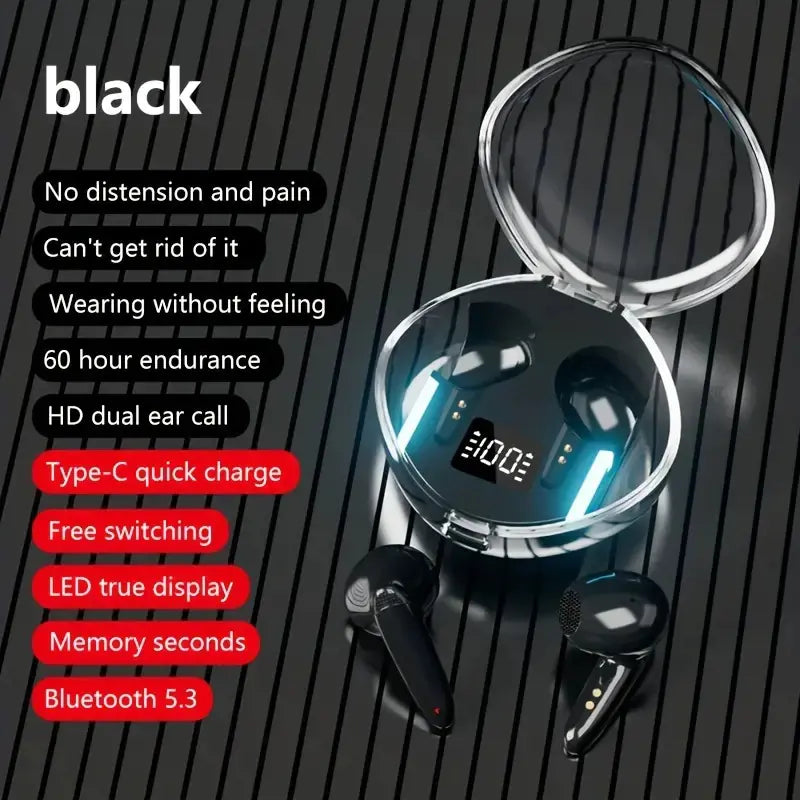 Premium Wireless Earbuds | RGB Charging Case