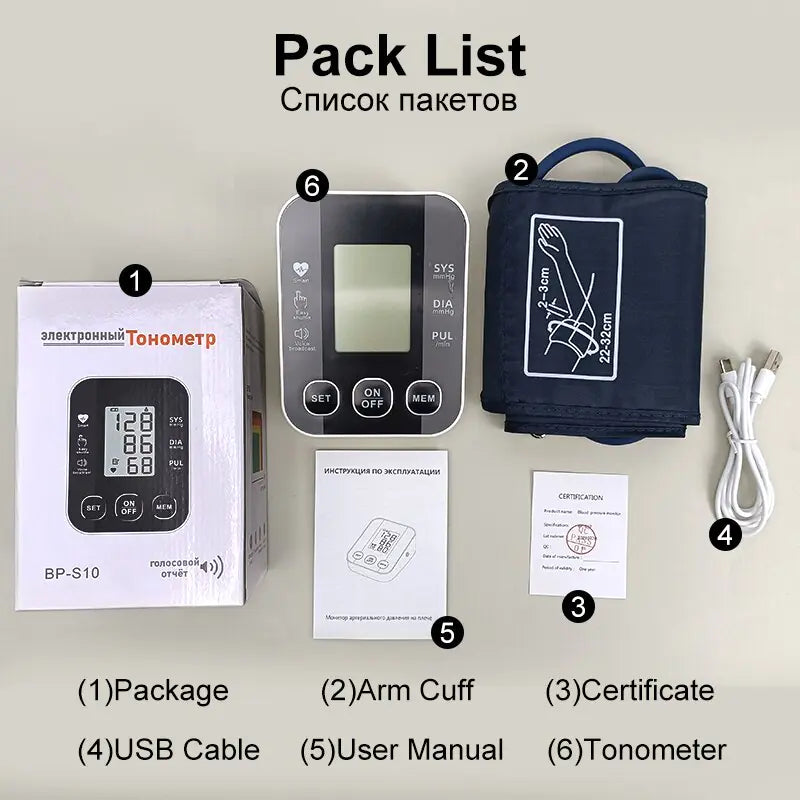 Voice Blood Pressure Monitor