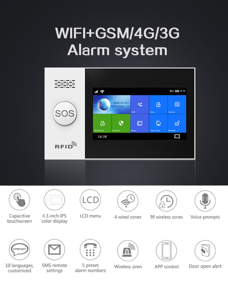 Smart Home Security Alarm Sets