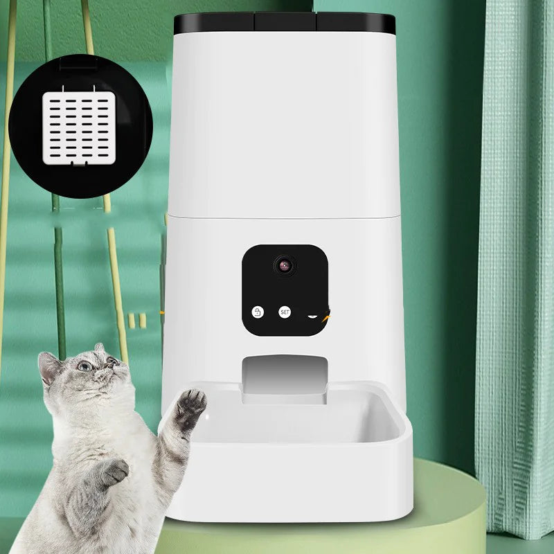 Smart Automatic Pet Feeder Savy Tech Gadgets