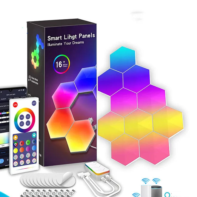 RGB Hexagonal Quantum Lamp