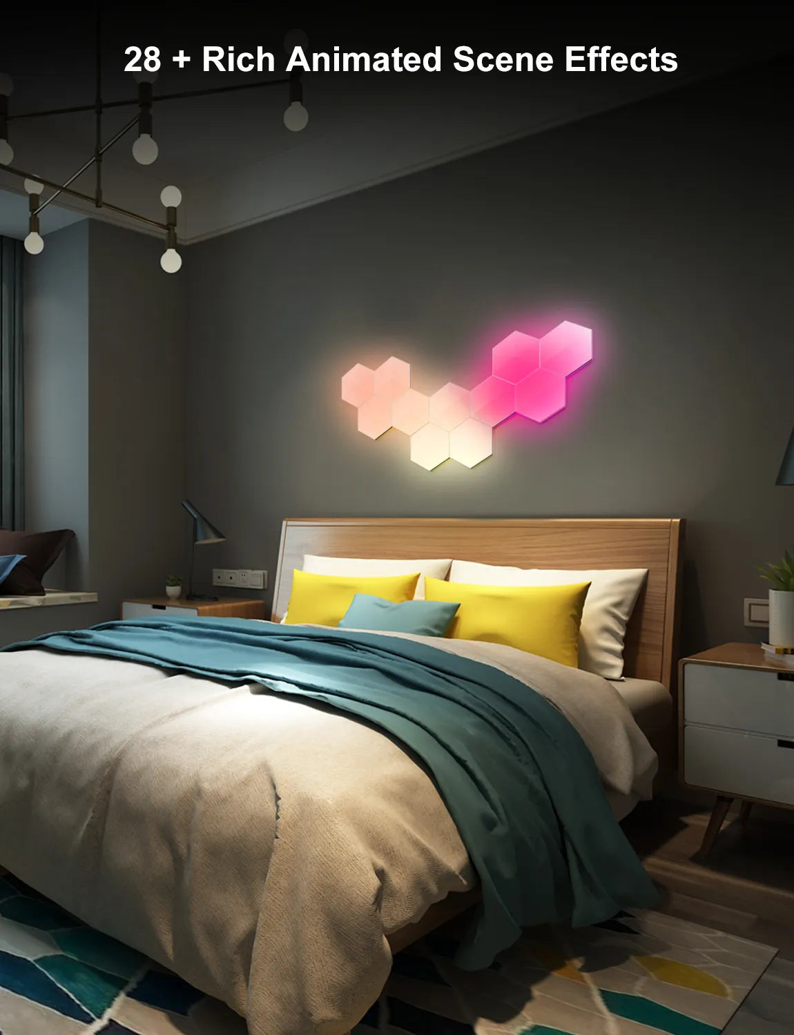 RGB Hexagonal Quantum Lamp