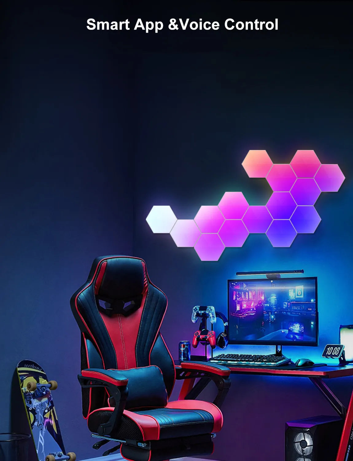 RGB Hexagonal Quantum Lamp