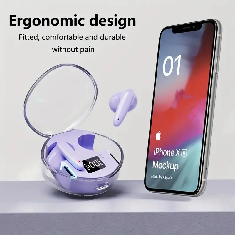 Premium Wireless Earbuds | RGB Charging Case