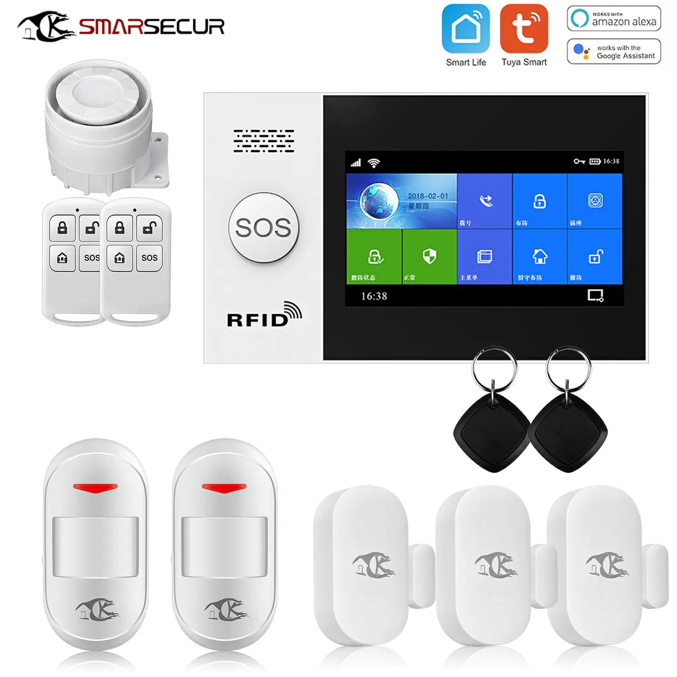 Smart Home Security Alarm Sets