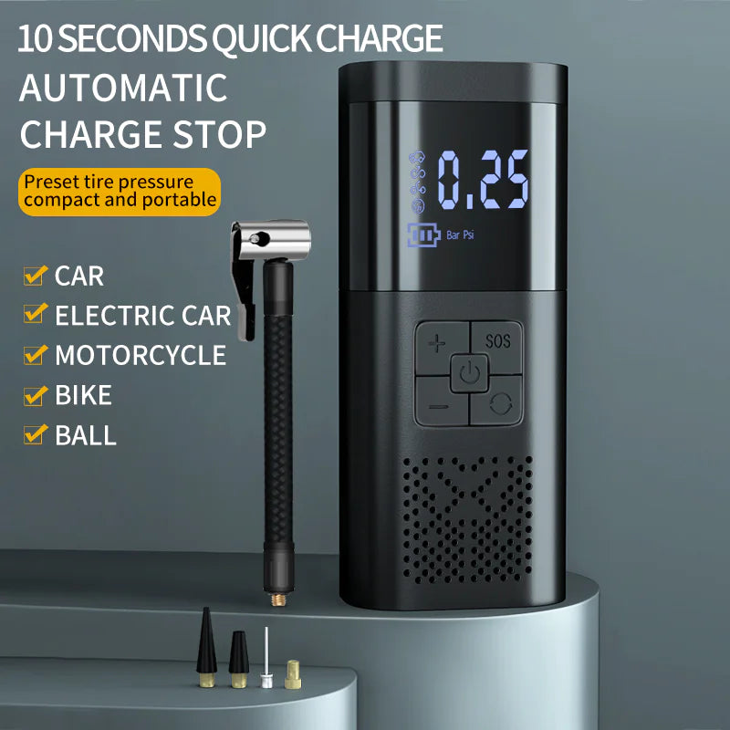 Multi-Function Wireless Tire Inflator