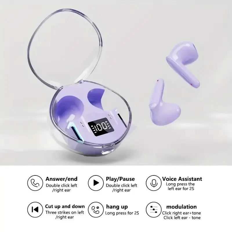 Premium Wireless Earbuds | RGB Charging Case