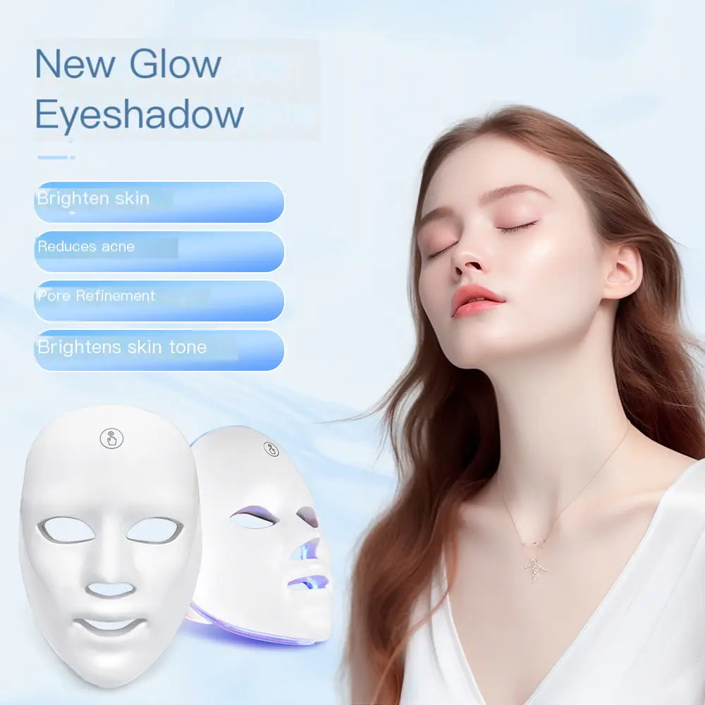 LED Photon Skin Rejuvenation Mask - Wireless Charging Savy Tech Gadgets