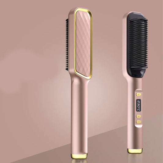 Professional Hair Straightener Brush Savy Tech Gadgets