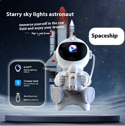Rocket Spaceman Bluetooth Audio Projection Lamp Savy Tech Gadgets