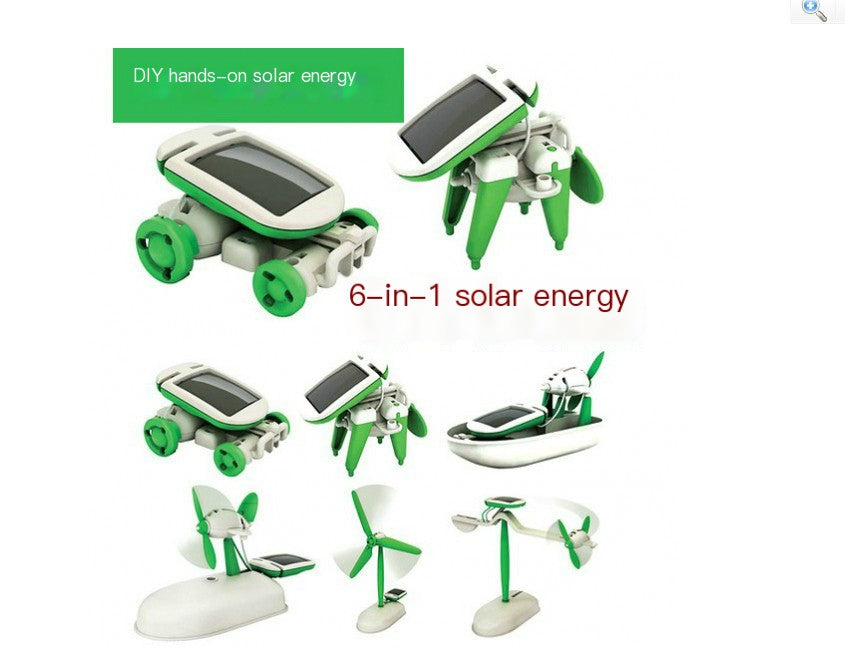 DIY 6-in-1 Solar Powered | Science Experiment Kit Savy Tech Gadgets