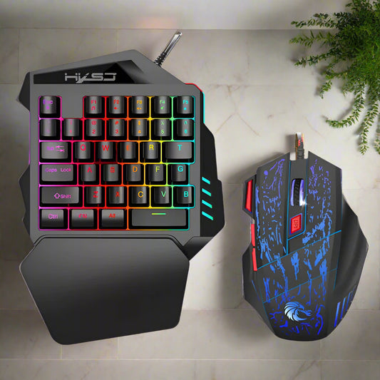One-Handed Mini Gaming Keyboard Savy Tech Gadgets