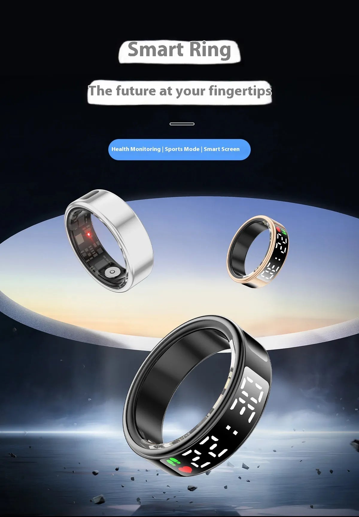Smart Touchscreen Flip Ring Savy Tech Gadgets