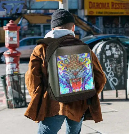 Smart Led Pixel Backpack Savy Tech Gadgets