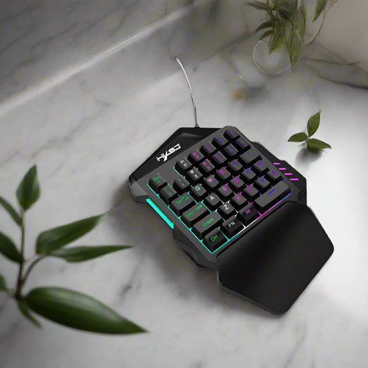 One-Handed Mini Gaming Keyboard Savy Tech Gadgets