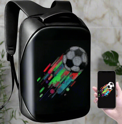Smart Led Pixel Backpack Savy Tech Gadgets
